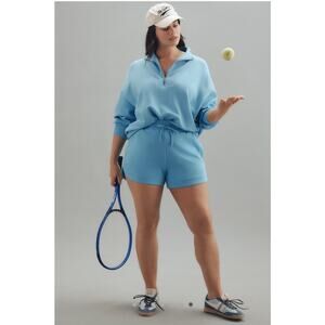 NWT Anthropologie Varley Ollie High-Rise Shorts - Size 1X MSRP $92